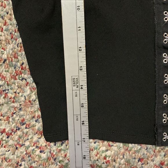 Blashe Black Hook and Eye with Chiffon Long Sleeves Crop Top Size S - Picture 8 of 14